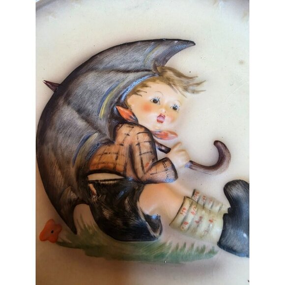 M.J. Hummel 1981 Annual Plate Hum 271 Hand-Painted Goebel Porcelain Germany - Picture 3 of 9